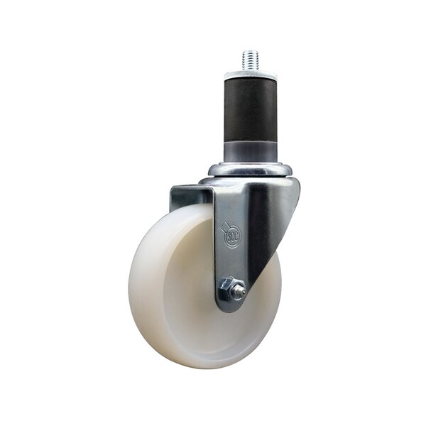 4'' SS Nylon Wheel Swivel 1-5/8'' Expanding Stem Caster
